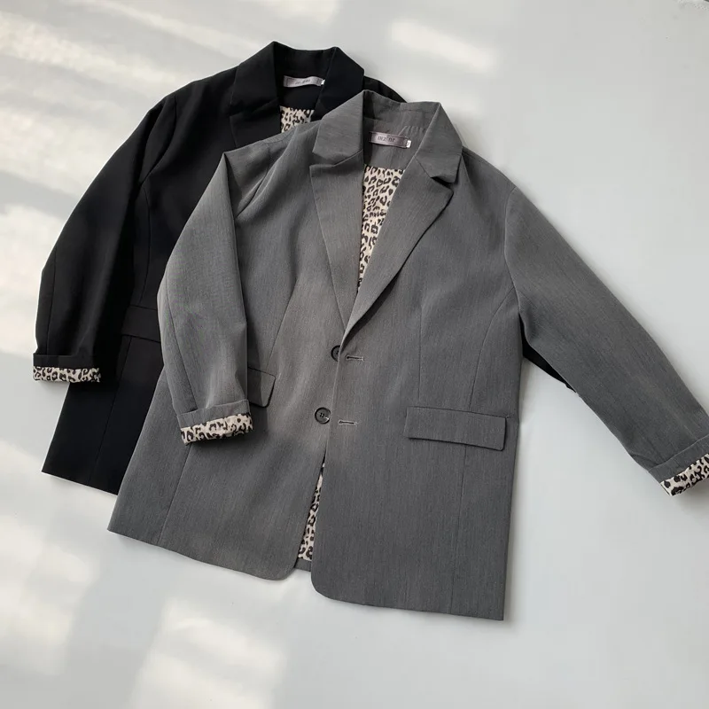 Женская куртка осенняя новая модная повседневная темпераментная свободная