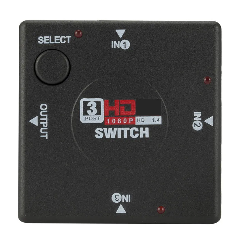 

HDMI-compatible Switcher Three-in-one-out HD Video 1080P Three-port Conversion Set-top Box Three Cut One Video Switcher