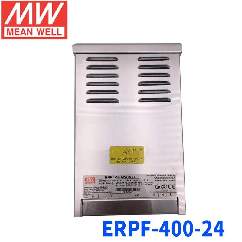 Светодиодный источник питания MEAN WELL ERPF 400 24 Вт 110 а В с защитой от дождя 220 В/400