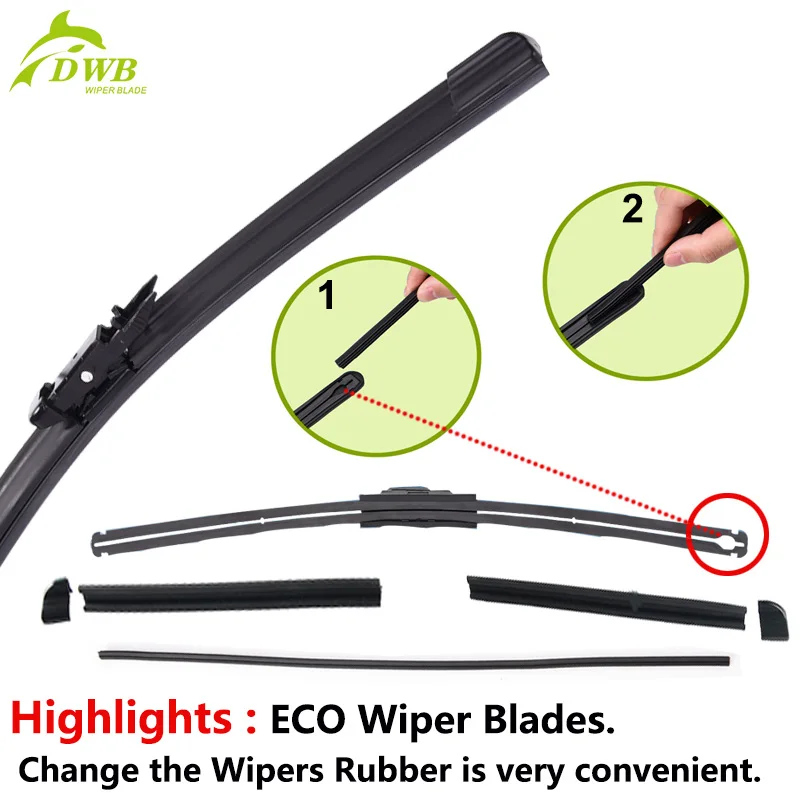 2 шт. ECO Дворники для BMW 3 серии (F30) Saloon &amp (F31) Touring 2012-2018 24 &quot+ 19&quot резинок дворники