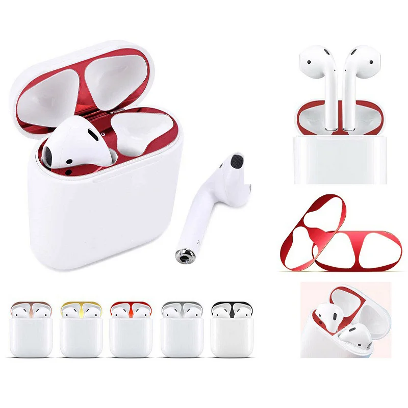 Защитная пленка от пыли для Apple AirPods 2 1 чехол наклейка Пылезащитная внутренняя