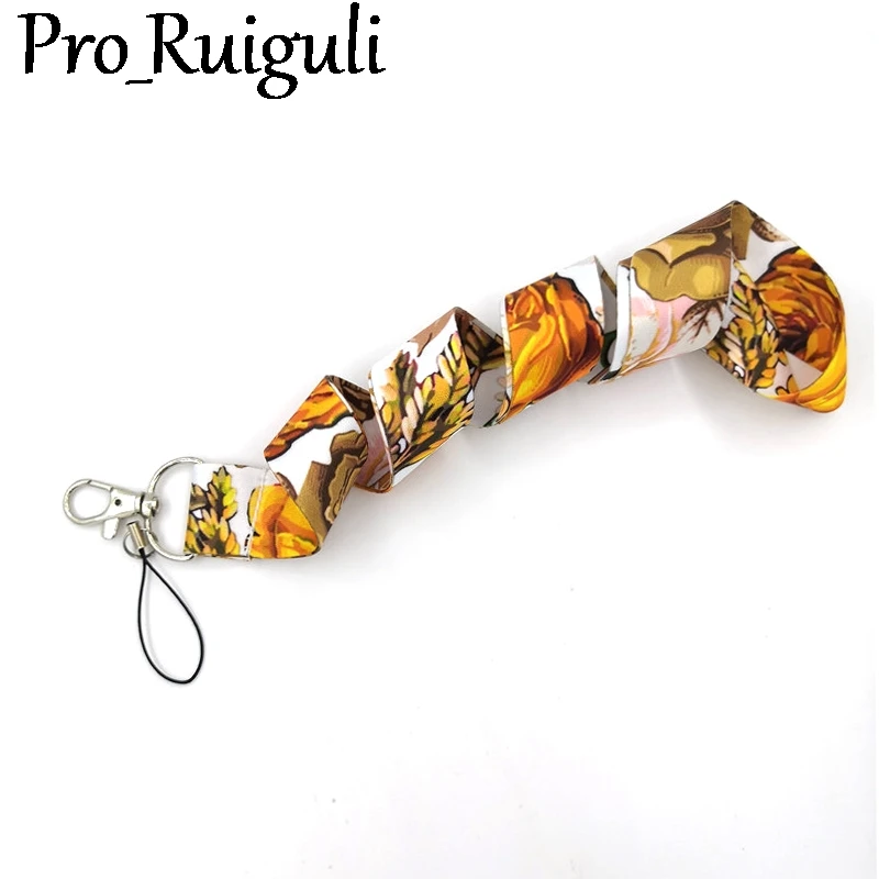 Винтаж розовое шейный ремешок брелок мобильный телефон ремень держатель значка