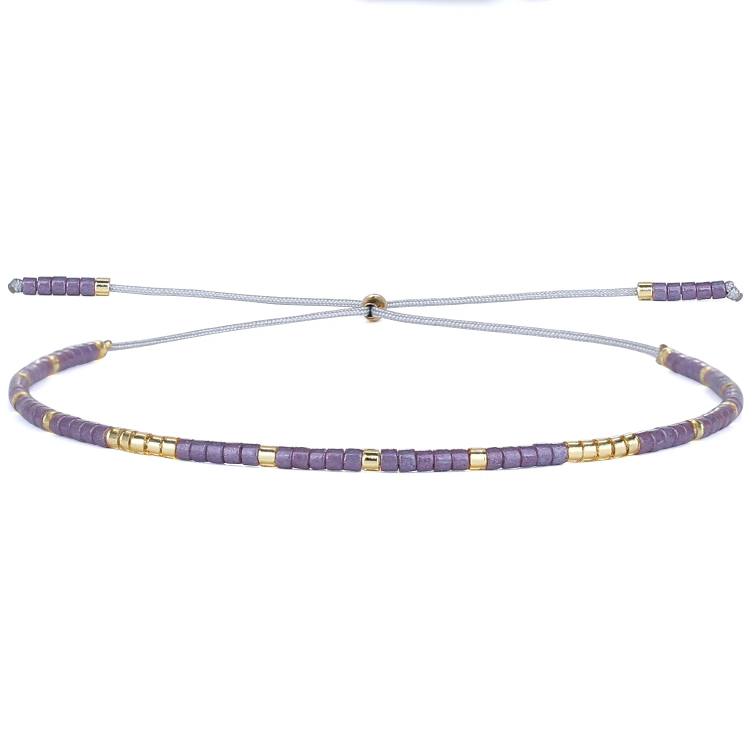 

KELITCH Delicate Elegant Miyuki Seed Beaded String Wrap Friendship Bracelets for Women Girls Summer Cuff String Bangles