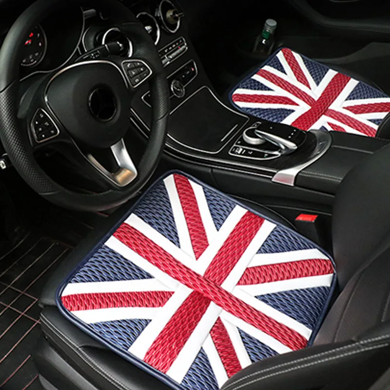 Чехлы на сиденья автомобиля из ледяной шелковой кожи для Mini Cooper JCW One + S Countryman Paceman