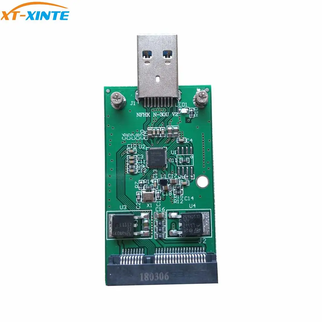 Мини PCI E mSATA к USB 3 0 внешний SSD преобразователь модуль адаптера передачи данных