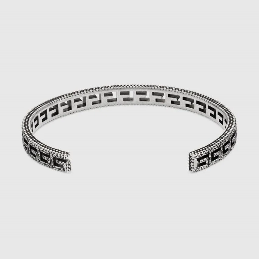 

pure silver restoring ancient ways men's bracelet
