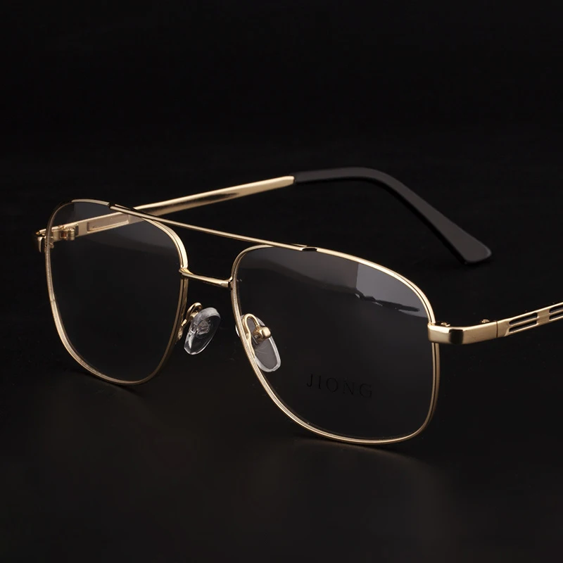 Мужская винтажная оправа для очков Прямоугольная с полной оправой большие очки