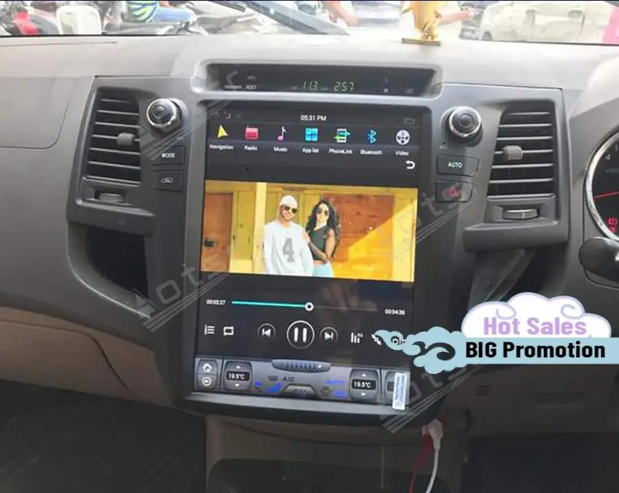 

128G Carplay Tesla Screen Stereo Android Player For Toyota Fortuner Hilux 2007 2008 2009 2010 2011 2012 2013 2014 2015 Head Unit