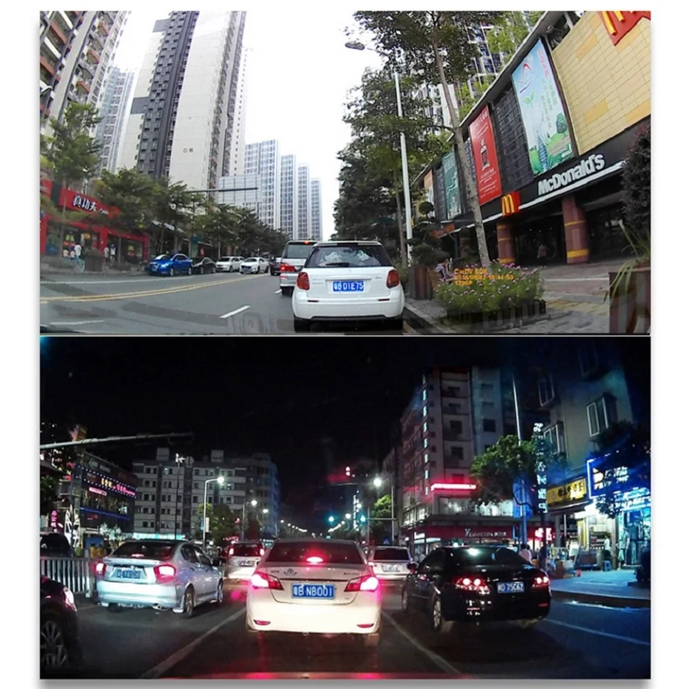 Лучшее Качество Автомобильный видеорегистратор Full HD 1080P зеркало заднего вида 4 3