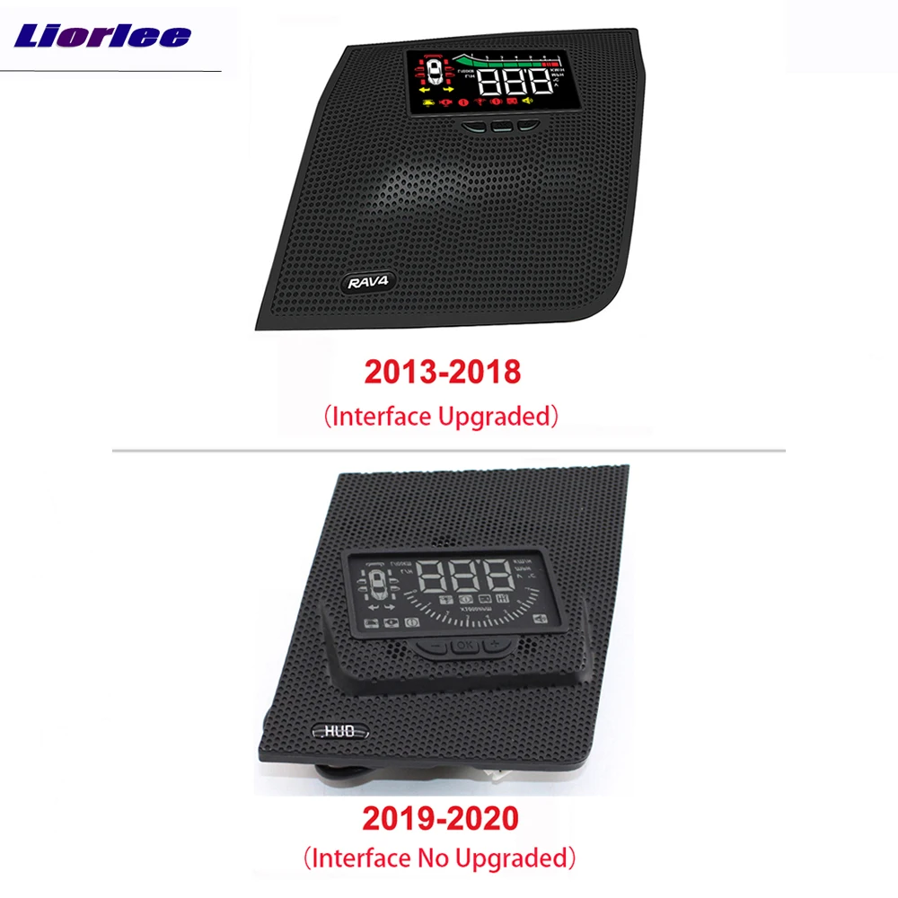 

Автомобильный дисплей HUD для Toyota RAV4/RAV 4 XA40/XA50 2013-2019 2020, профессиональные автомобильные электронные аксессуары, сигнализация