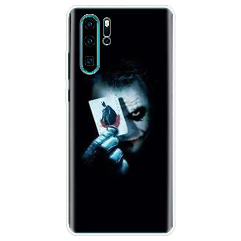 Чехол для телефона huawei P30 модный крутой мягкий чехол с Бэтменом P20 P10 Lite Pro P Smart Z 2019