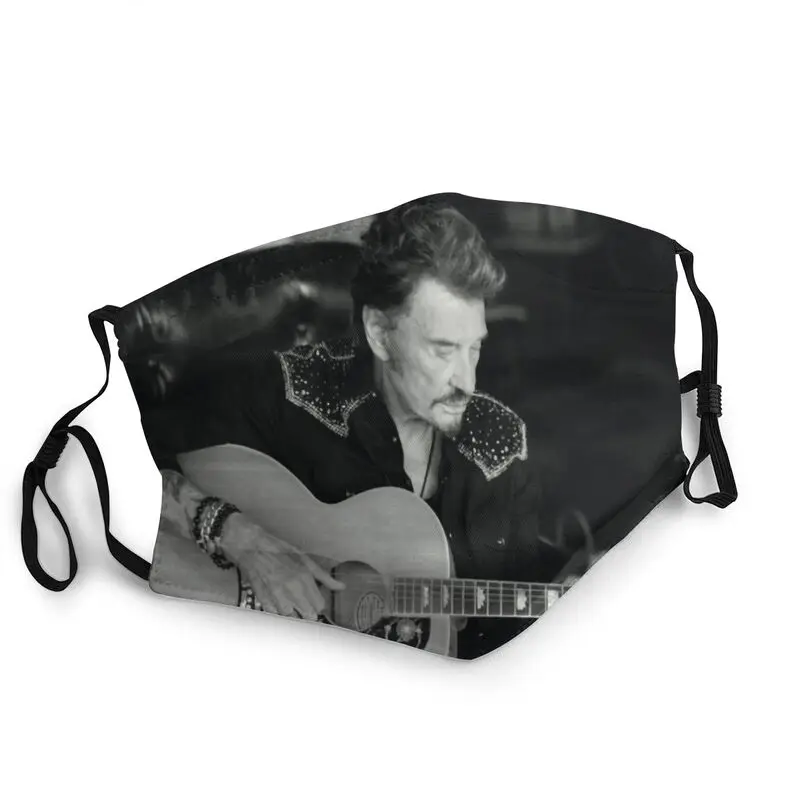 

Не одноразовая маска на лицо Джонни Хелли для мужчин, респиратор против пыли для лица во французском стиле, рок-певицы