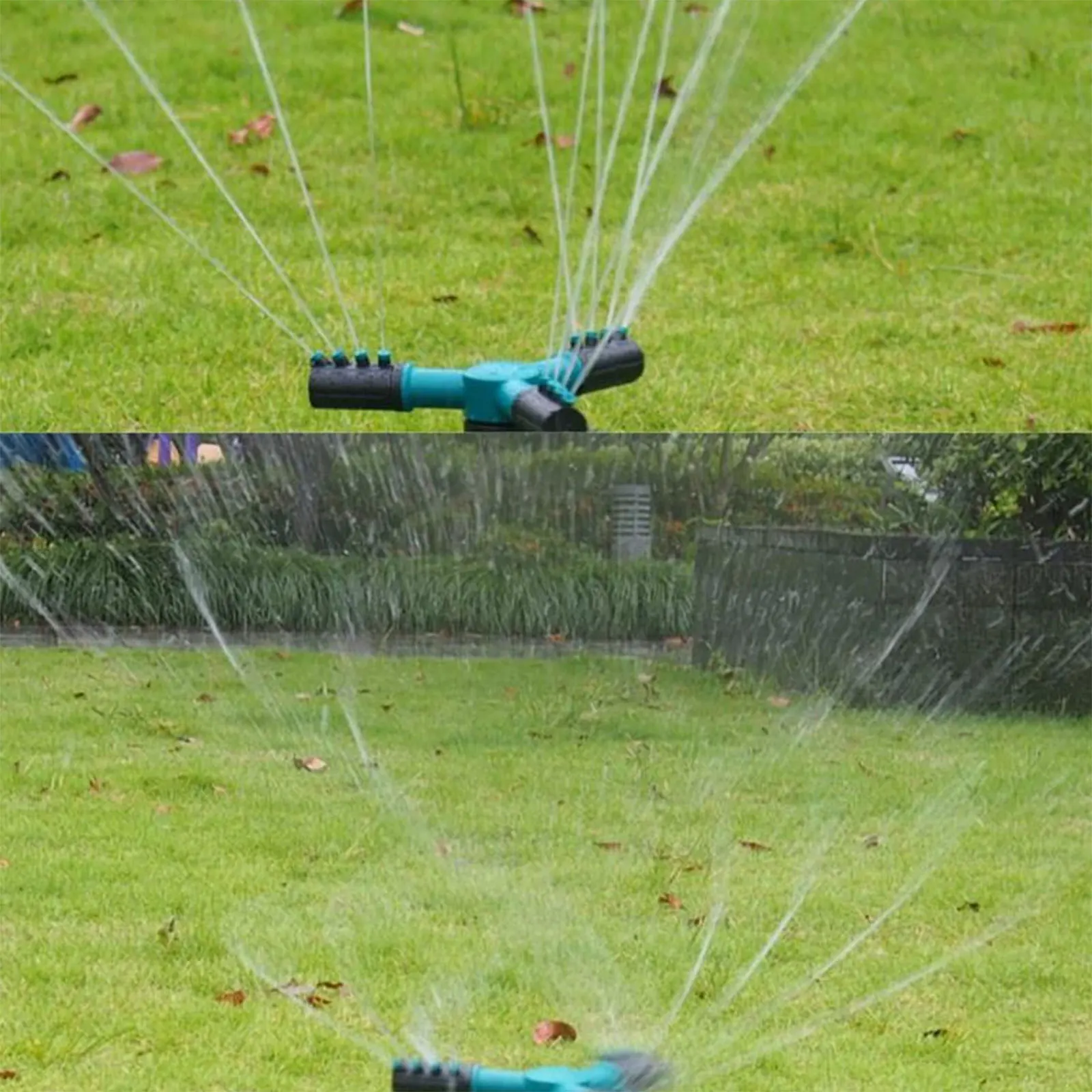 

Newest Arrival Three-prong Sprinkler 360° Automatic Rotation Spray Head Garden Irrigation Tool