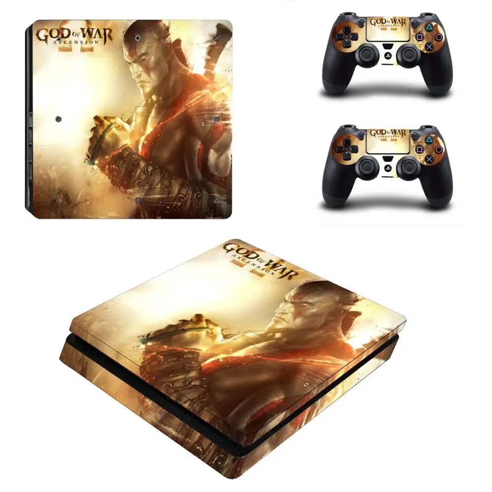 Наклейки God of War PS4 Slim наклейки s Play station 4 для PlayStation и контроллера виниловый чехол -