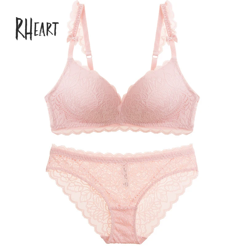 Roseheart женские модные кружевные бюстгальтеры Bralette хлопковые трусики комплекты