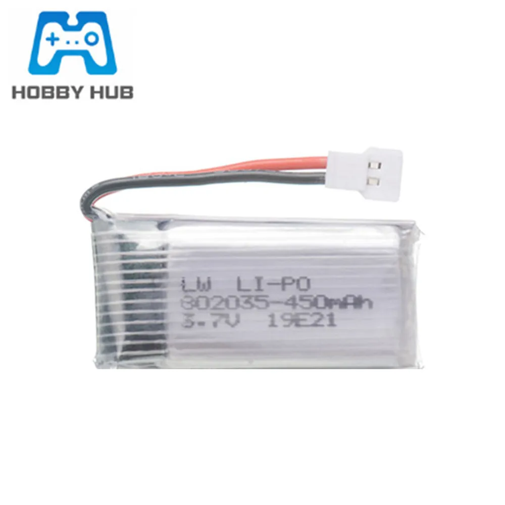 Модернизированный 3 7 В 450 мАч Lipo аккумулятор для H31 X4 H107 KY101 E33C E33 U816A V252 H6C 802035 RC