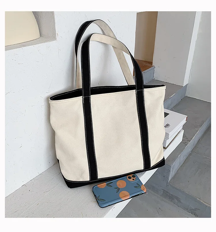 

Women Canvas Handbag Designer Bag 2021 Luxury Handbags Top Quality Shoulder Crossbody Bag Female Large Capacity Fashion Tote Bag