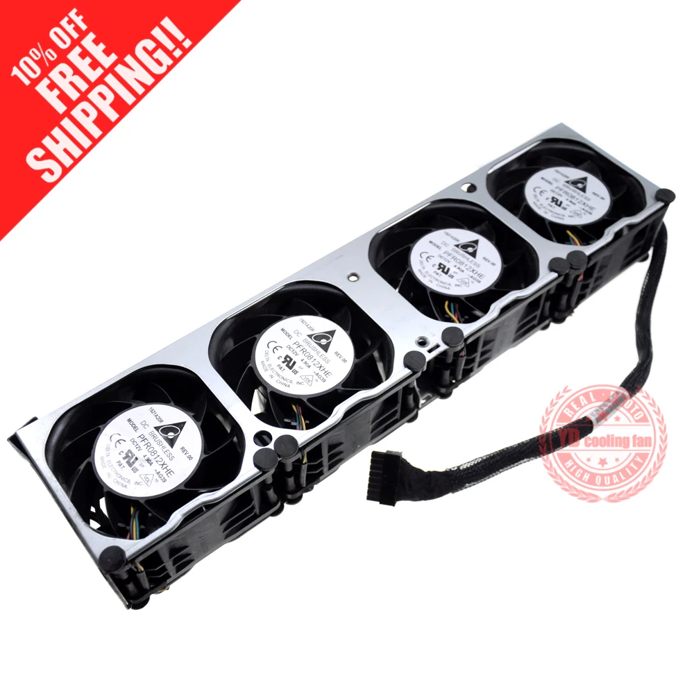 Вентилятор охлаждения для сервера HP DL2000, 8 см, 12 В, 4.9a, 610110-001, 620793-001 delta PFR0812XHE