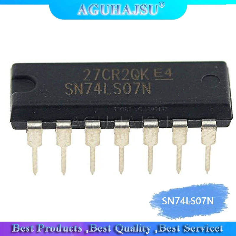1 шт. SN74LS07N DIP14 SN74LS07 DIP 74LS07N 74LS07 DIP-14 HD74LS07P Новый и оригинальный IC | Электронные