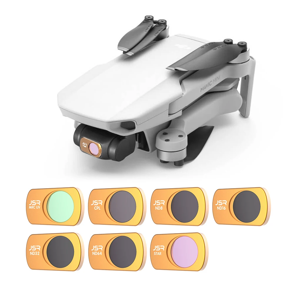 Фильтры для объективов DJI Mavic Mini ND 8 16 32 64 PL набор фильтров дрона ND8 ND16 ND32 ND64 фильтр