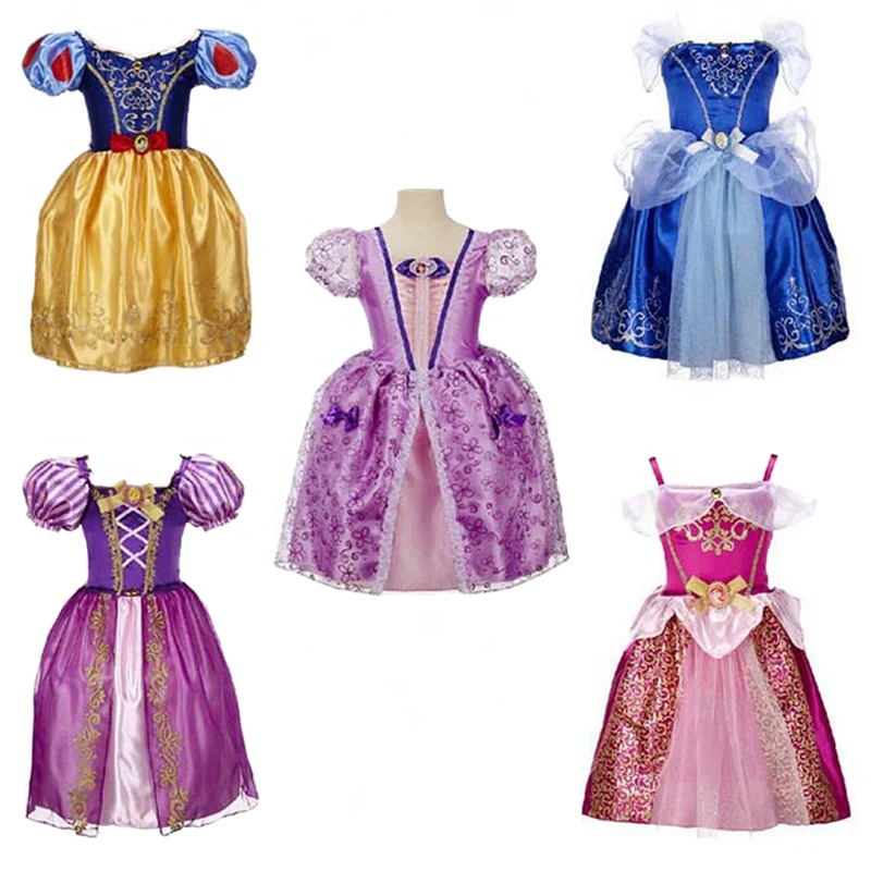Красивое платье для детей костюм принцессы вечерние свадебное детское девочек