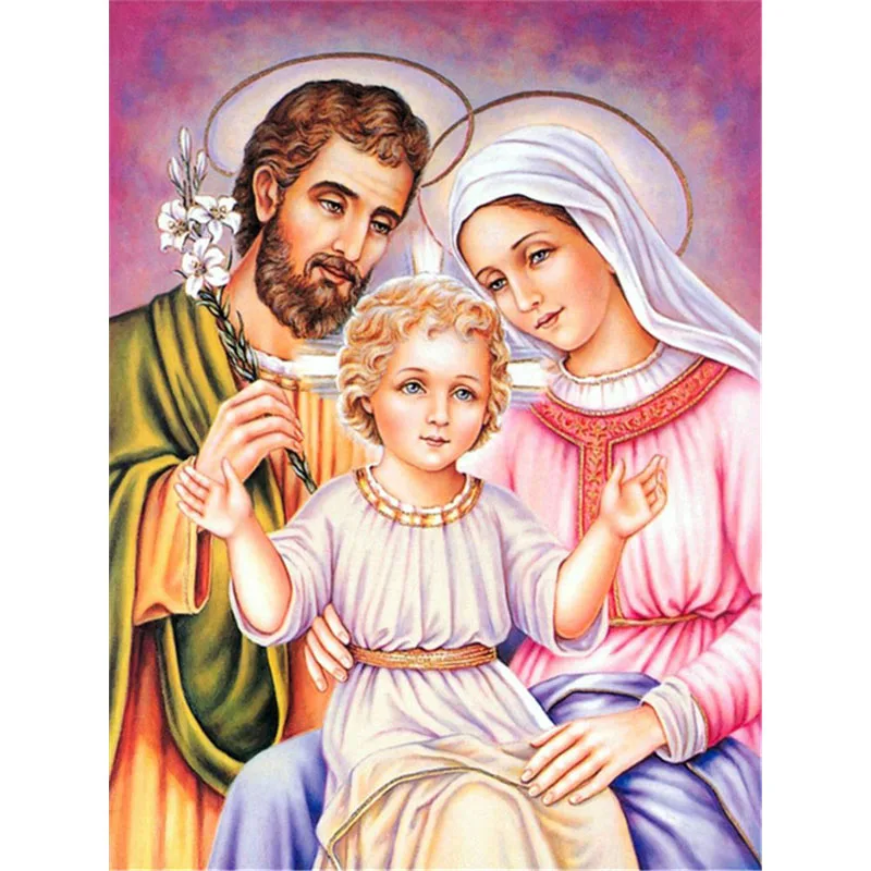 

Картина из страз «Мария Иисус», «сделай сам», квадратная вышивка из страз, религия, стразы, крестик, Декор для дома