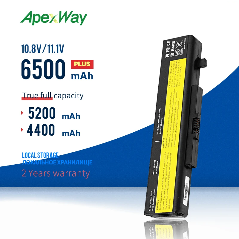 Аккумулятор 6500 мАч 10 8 В для LENOVO Y480A Y480P Y580M Y580N Y580P V480C G500 V480S V480U IdeaPad V580C ThinkPad Edge E435