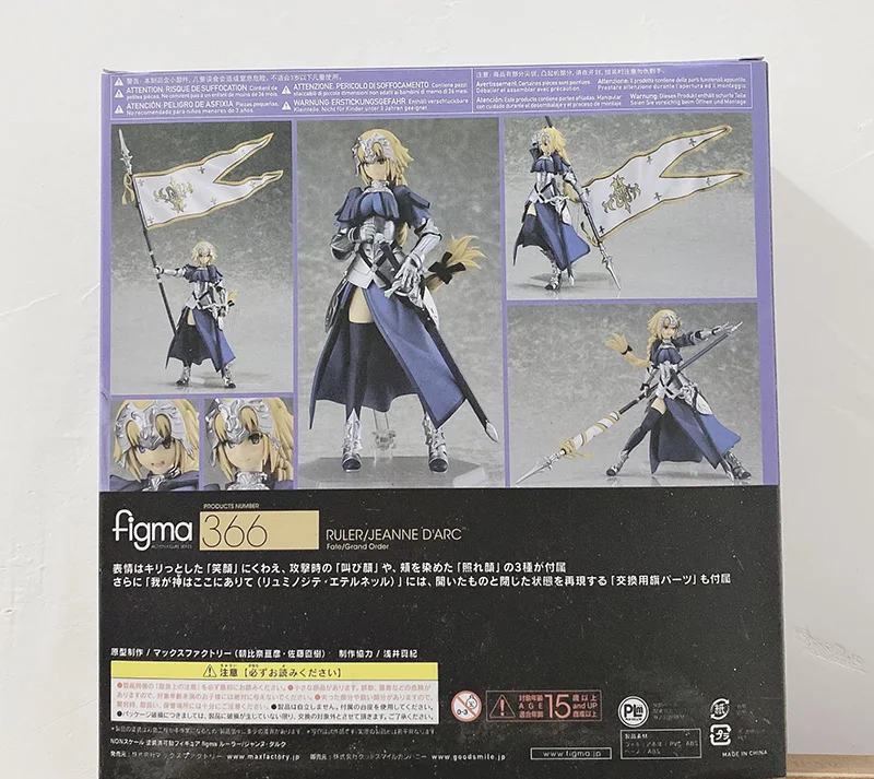 Figma 366 Fate Grand Order Мститель Жанна д 'Арк альтер фигурки коллекционные модели игрушки подарок