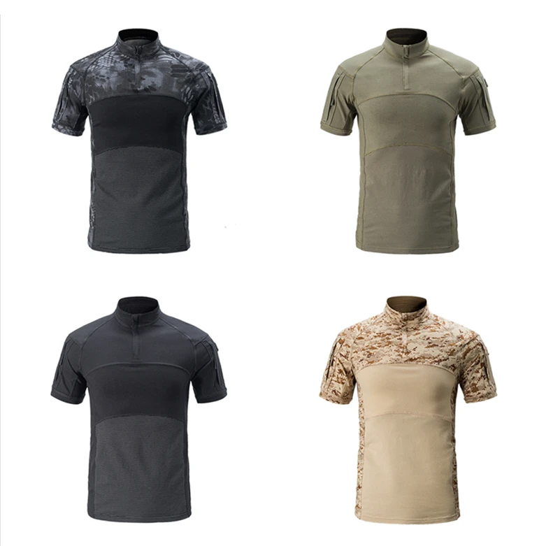 Новинка летняя уличная одежда с коротким рукавом армейская униформа для мужчин