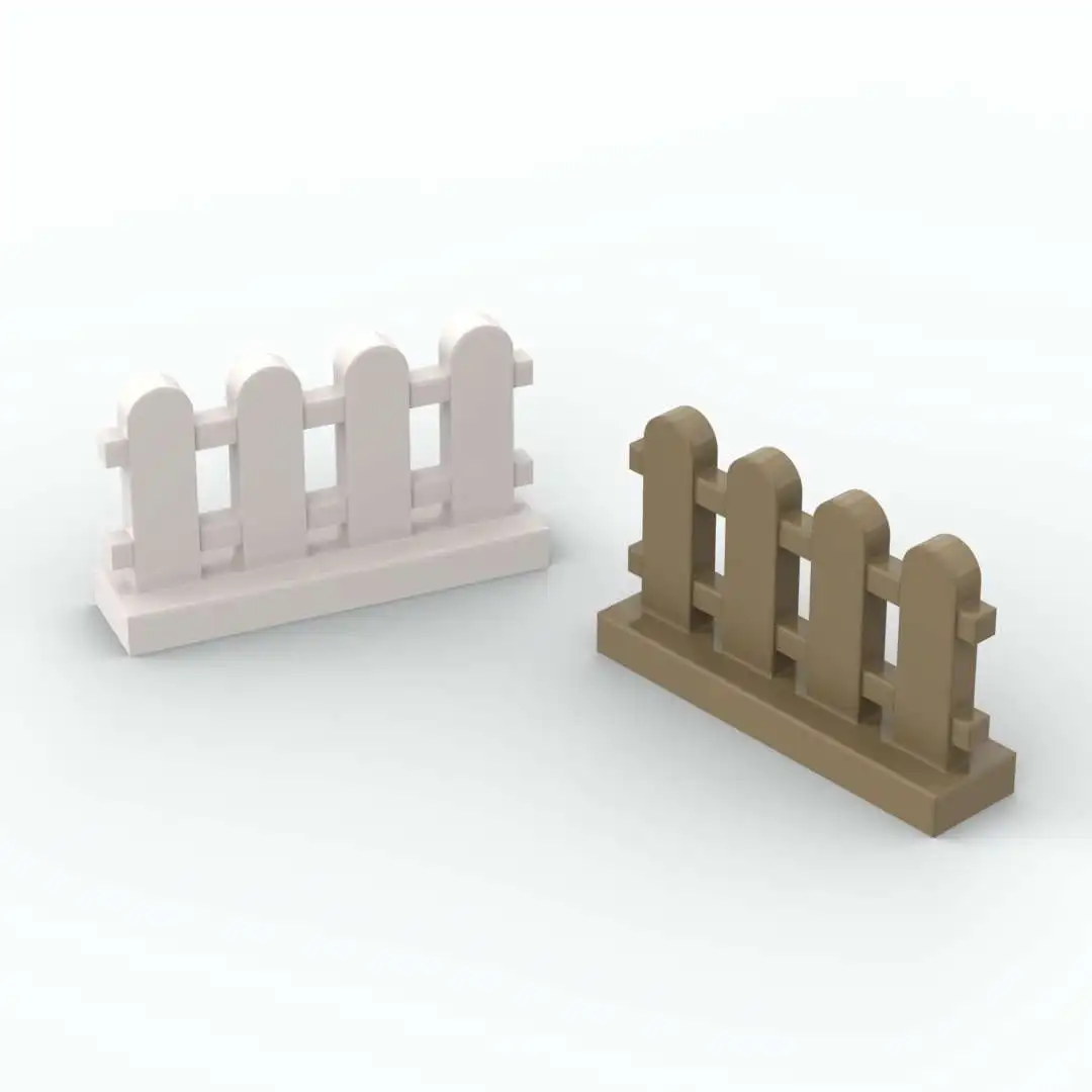 

10pcs Fence Building Block Assembles Particles moc Bricks for House Garden Educational Creatives Children Gift 33303 4x2