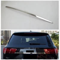 for audi q7 2016 car rear trunk door anti scratch protector trim sticker stainless