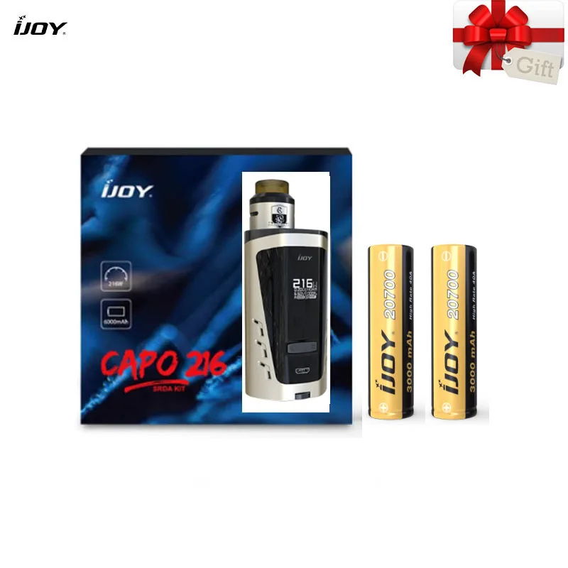 Оригинальный набор Ijoy IJOY CAPO 216 SRDA с двойным сквонером 20700 вейп мод Bpx Вт