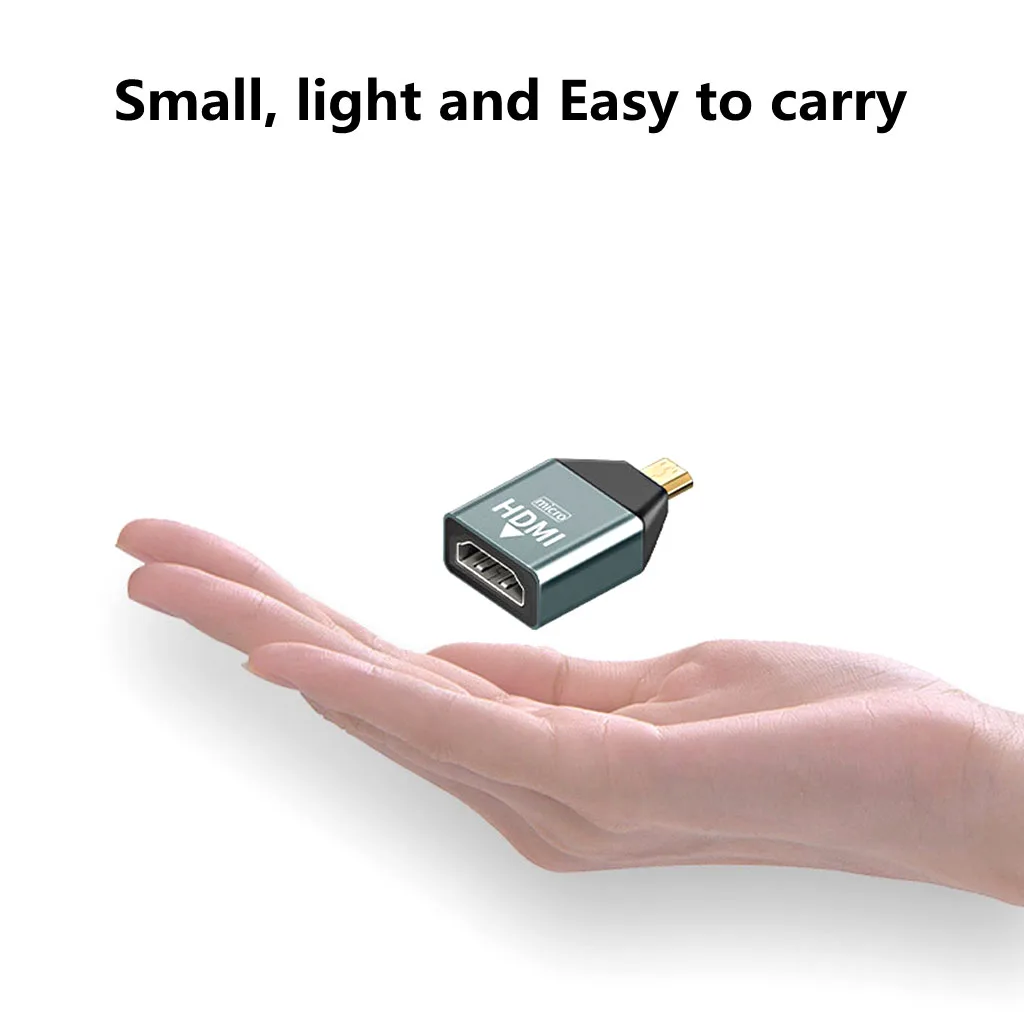 Микро совместимому с HDMI адаптер Папа-мама Тип D к HD разъем 4K @ 60 Гц конвертер из-за