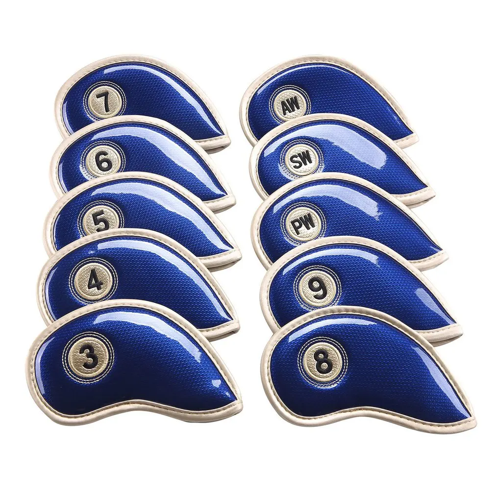 

Golf Professional Irons Set High-grade PU Caps Blue