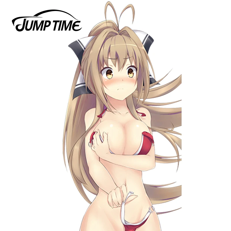 JumpTime 13 см x 6 7 с сердечком стайлинга автомобилей аниме Амаги Блестящий парк модель