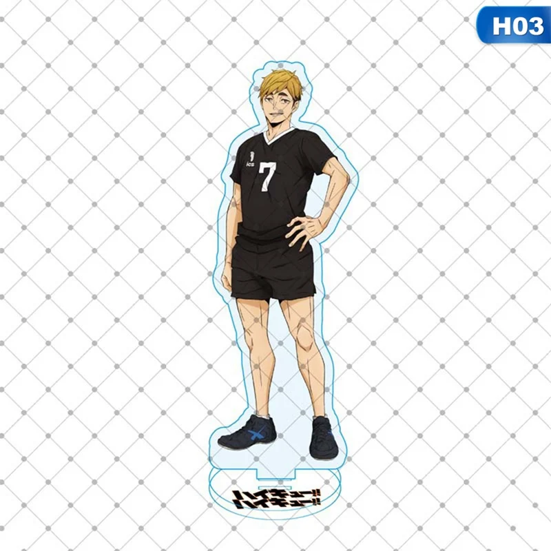 

15cm Anime Haikyuu!! Acrylic Figures Models Desk Manga Stand Toy Action Figures Activity Desk Decor Ornaments
