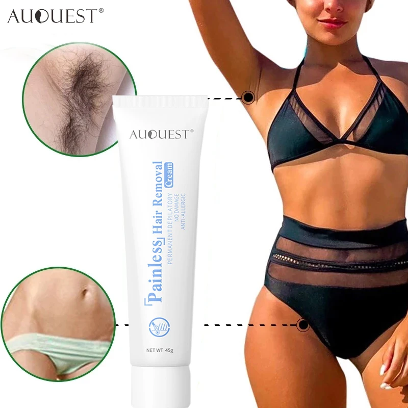 AUQUEST Hair Removal Cream Depilatory Painless Hair Removal 