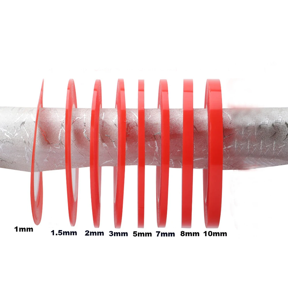 Двусторонняя клейкая лента термостойкая прозрачная акриловая полоска 1 рулон 25 м