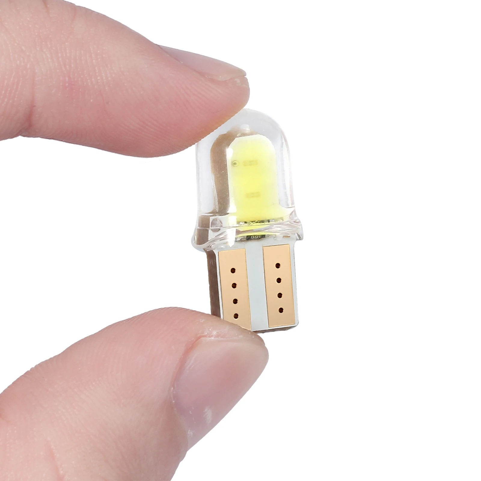 Justech T10 W5W LED клиновидная яркая белая автомобильная лампа Canbus номерная пластина