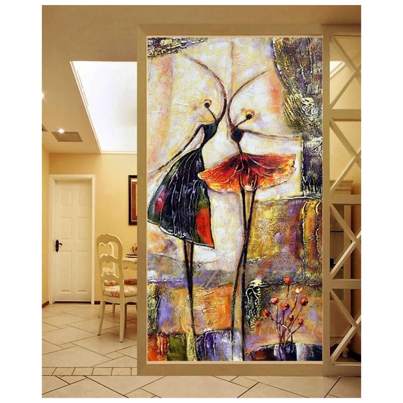 

Алмазная живопись 5D "сделай сам", квадратная, круглая, двойная, танцоры, абстрактное искусство, Алмазная мозаика, вышивка, крыльцо, коридор, ...