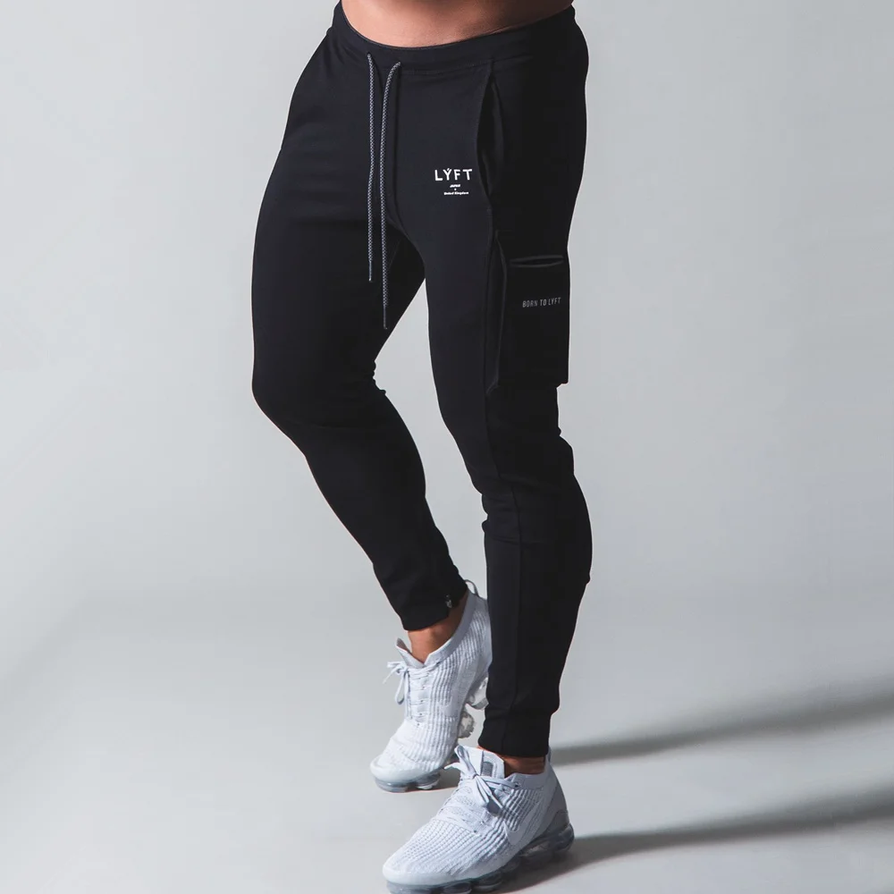 

Cotton Casual Skinny Pants Men Joggers Sweatpants Autumn Trousers Male Gyms Sportswear Tracksuit Fitness Bodybuilding Bottoms
