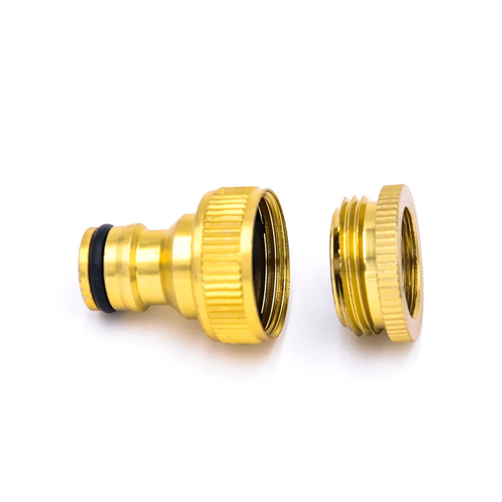 

1pcs, Pure Brass Faucets Connector, Pipe Connections 1/2 "3/4" 16mm Hose,Washing Machine Gun Quick Connect Fitting,