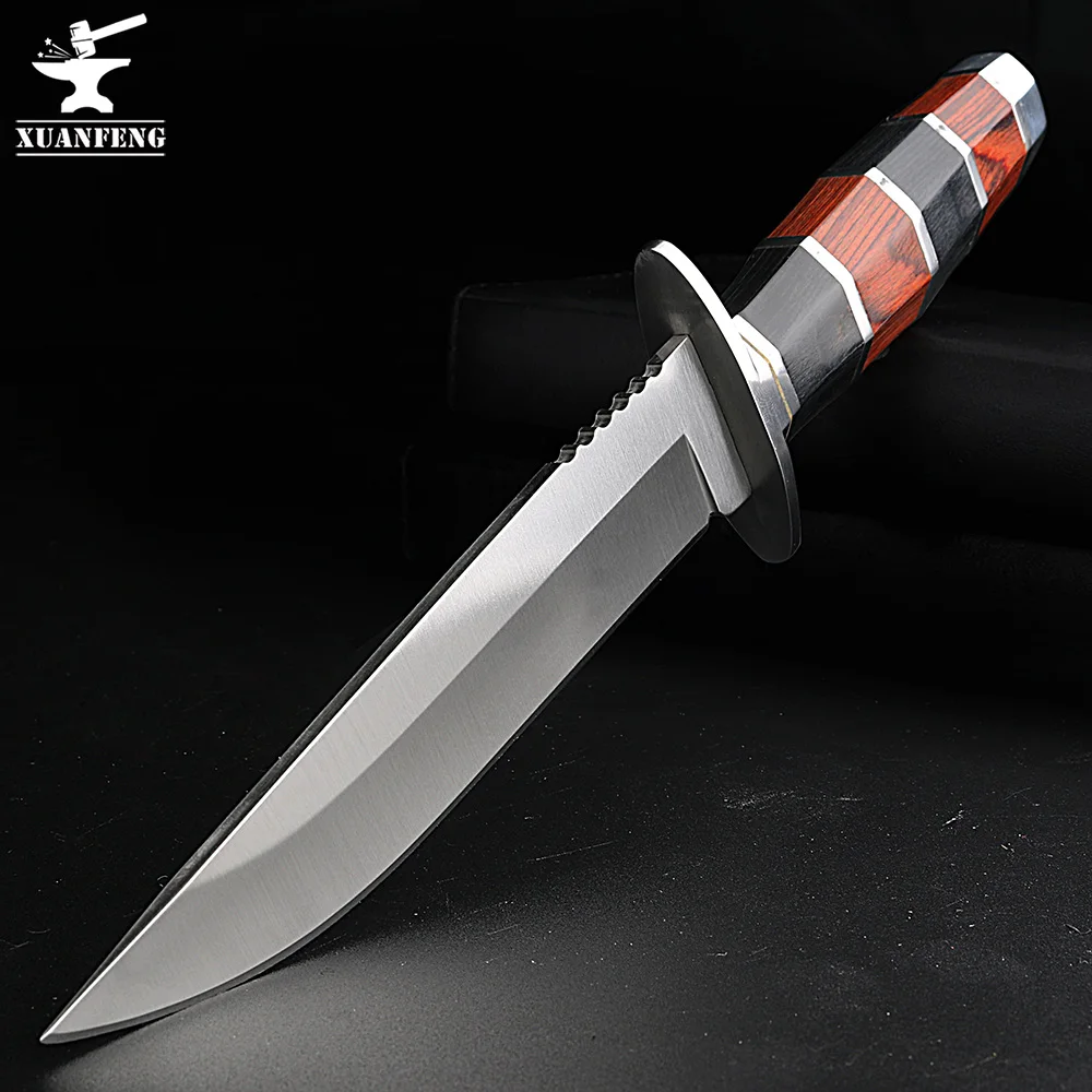 

Outdoor knife fixed blade straight knife wild camping survival knife hunting knife high hardness short knife