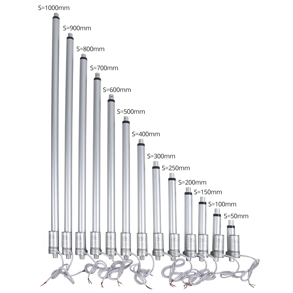 

RF Remote Control 12V Electric Linear Actuator Metal Gear Linear Motor Stroke For Boat Car Electric Bicycle Fan Home Appliance