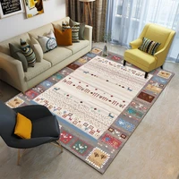 modern geometric stripe palor floor mat tea table blanket living room beside area rugs child play non slip carpet hoom decor