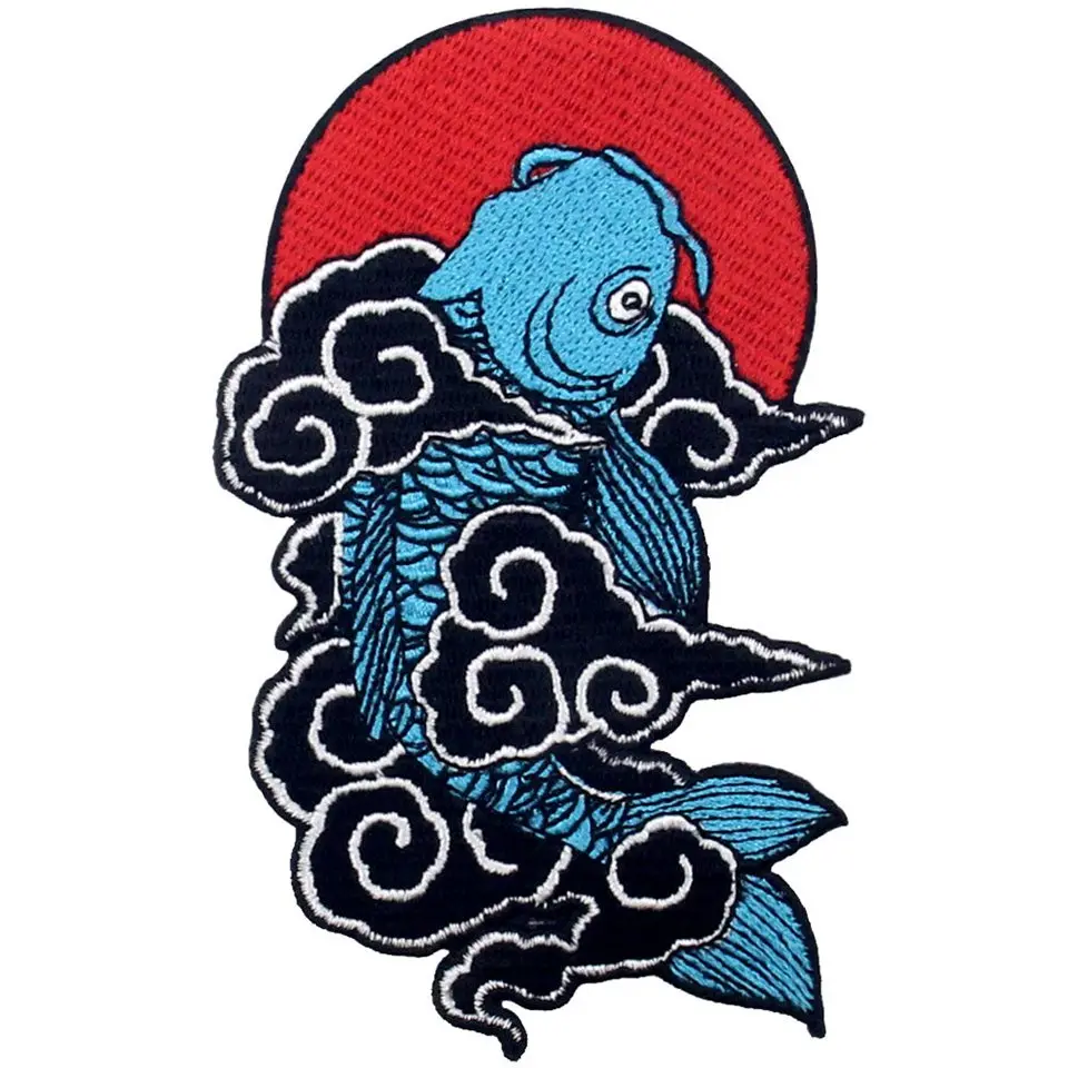 Нашивки с вышивкой Embird для шапок большая нашивка ручной работы 3D утюгом на