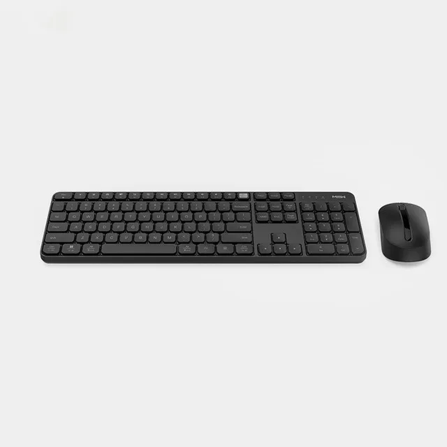 Black Set Xiaomi MIIIW беспроводной комплект офисной клавиатуры и мыши 104 клавиш 2,4 ГГц Windows PC MAC совместимая Портативная USB клавиатура - Цвет: Black Set