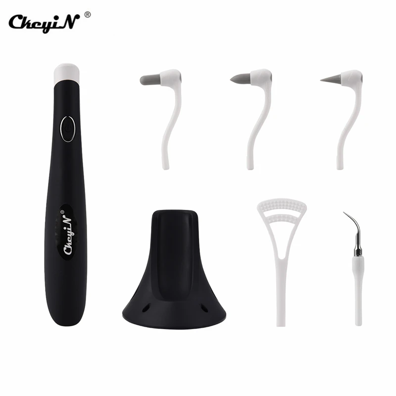 

Electric Dental Tool Ultrasonic Tooth Stain Eraser Plaque Remover Teeth Whitening Dental Cleaning Scaler Tools