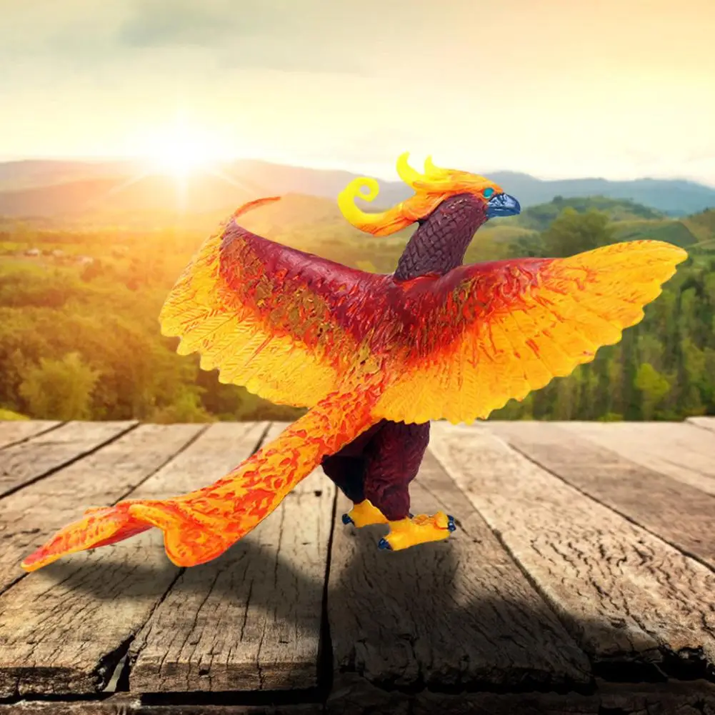 Моделирование Китайский Феникс ручной работы игрушка фигура Фэнтези мир