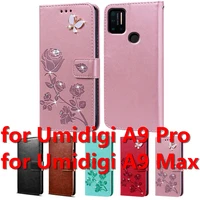 Leather Phone Case for Umidigi Pro Flip Case for Umidigi Max Business Wallet Case Soft Silicone Back Cover